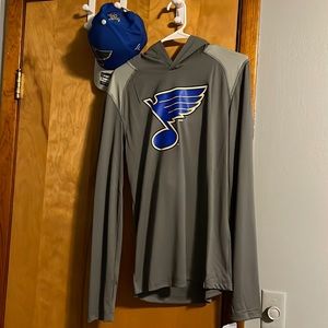 St. Louis Blues Pullover Hoodie and Hat